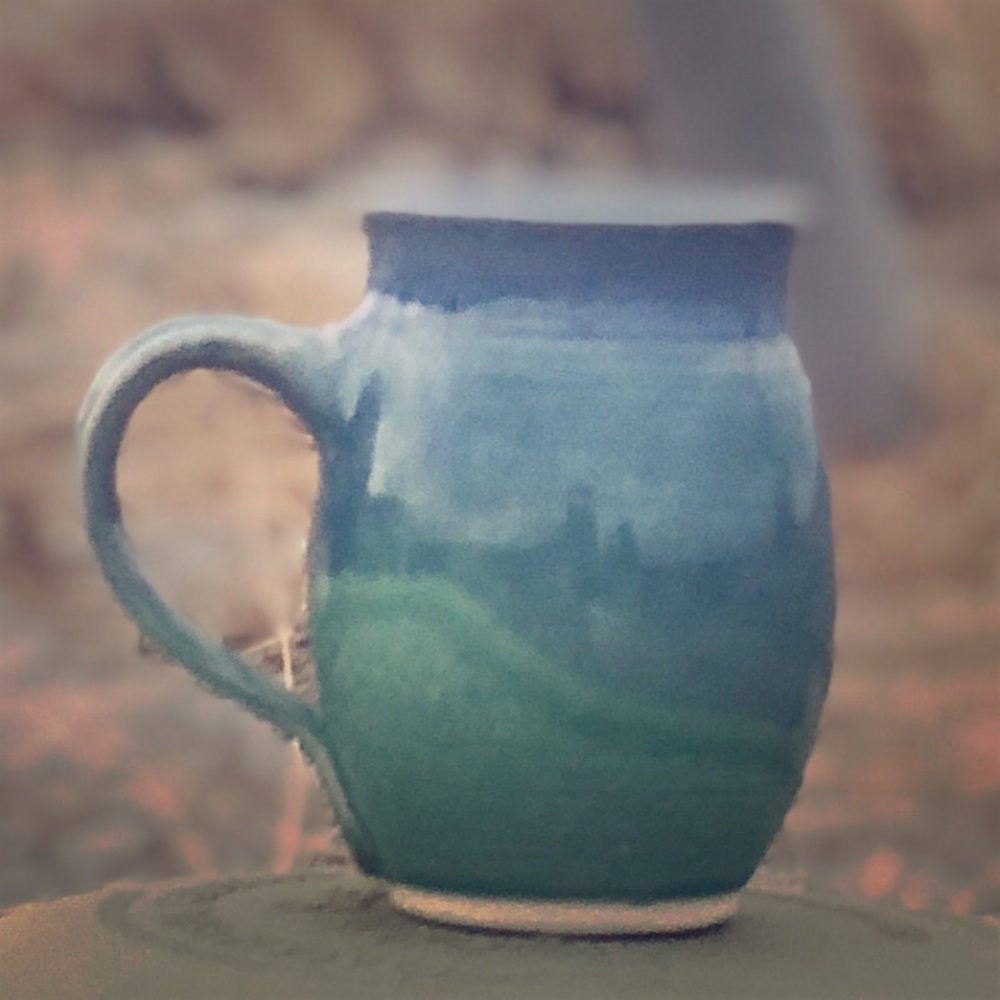 Beautiful hand crafted studio pottery mug